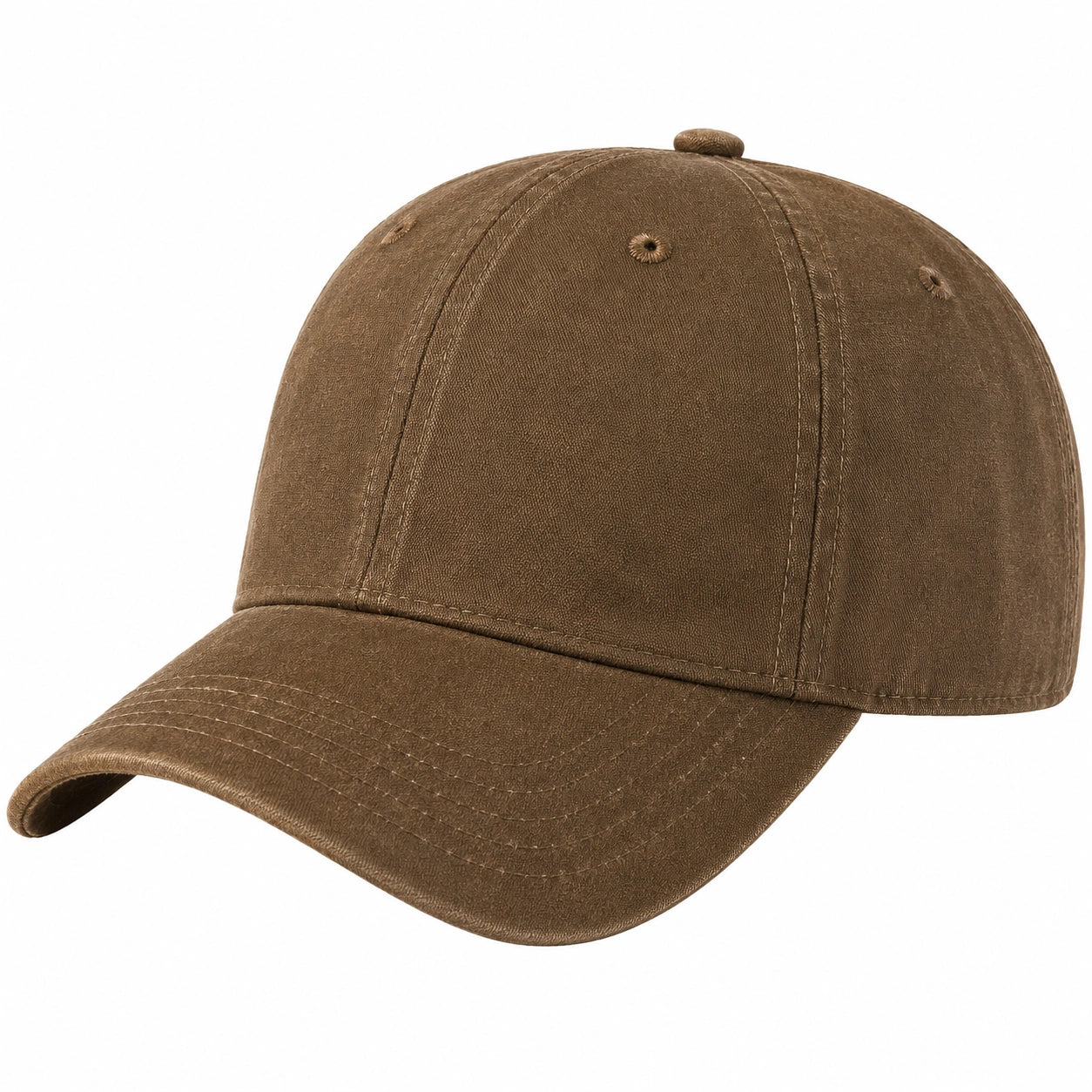 Unisex Baseballcap Verstellbar Braun