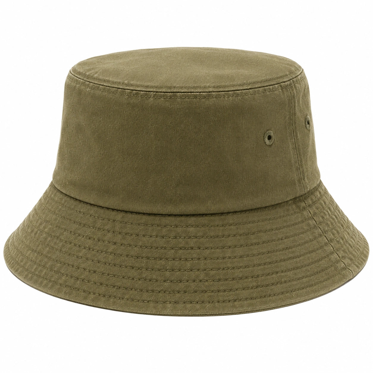 Unisex Fischerhut Olivgrün