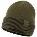 Winter-Beanie mit Fleecefutter für Unisex in Oliv
