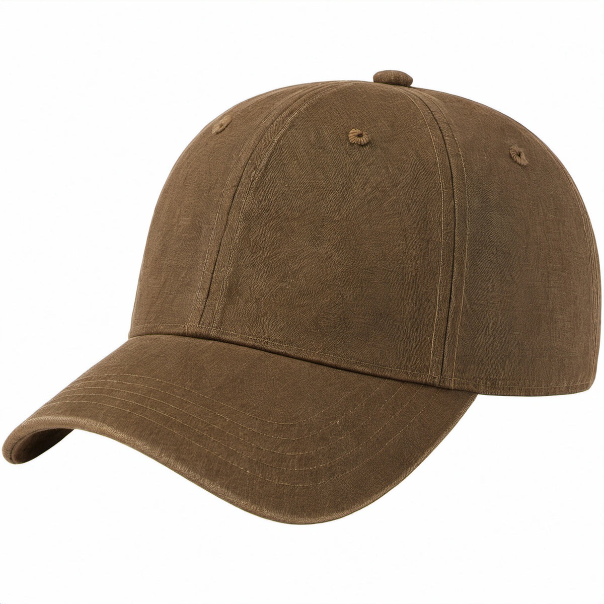 Unisex Baseballcap Verstellbar Braun