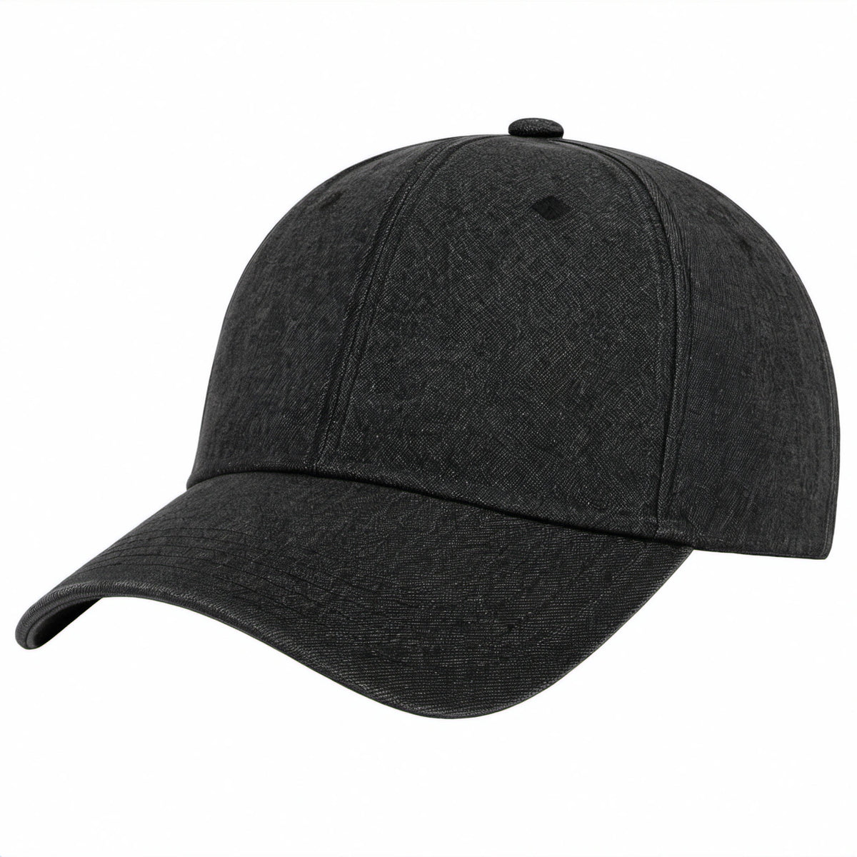 Unisex Verstellbare Schwarze Baseballkappe