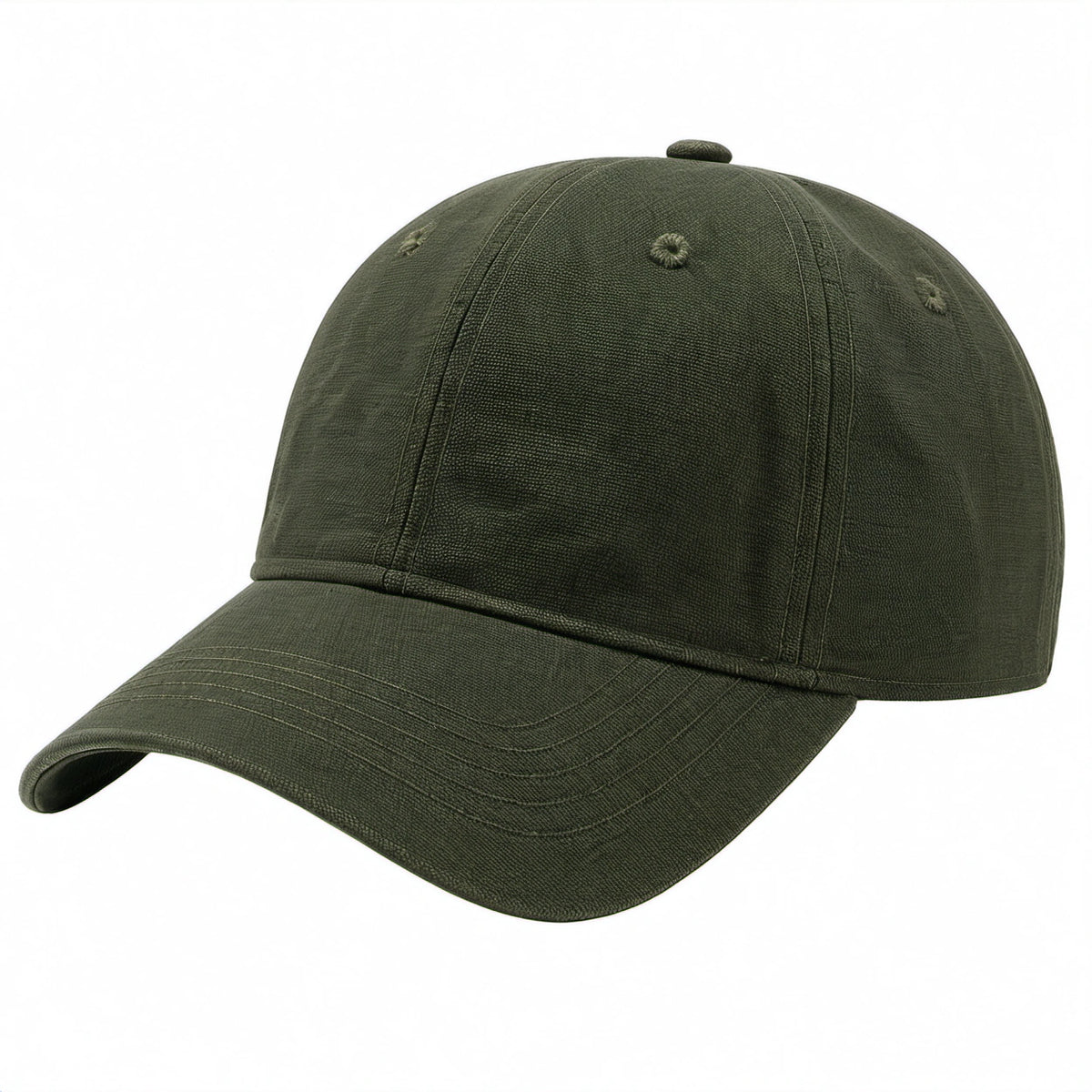 Unisex Baseballkappe, Olivgrün, Verstellbar
