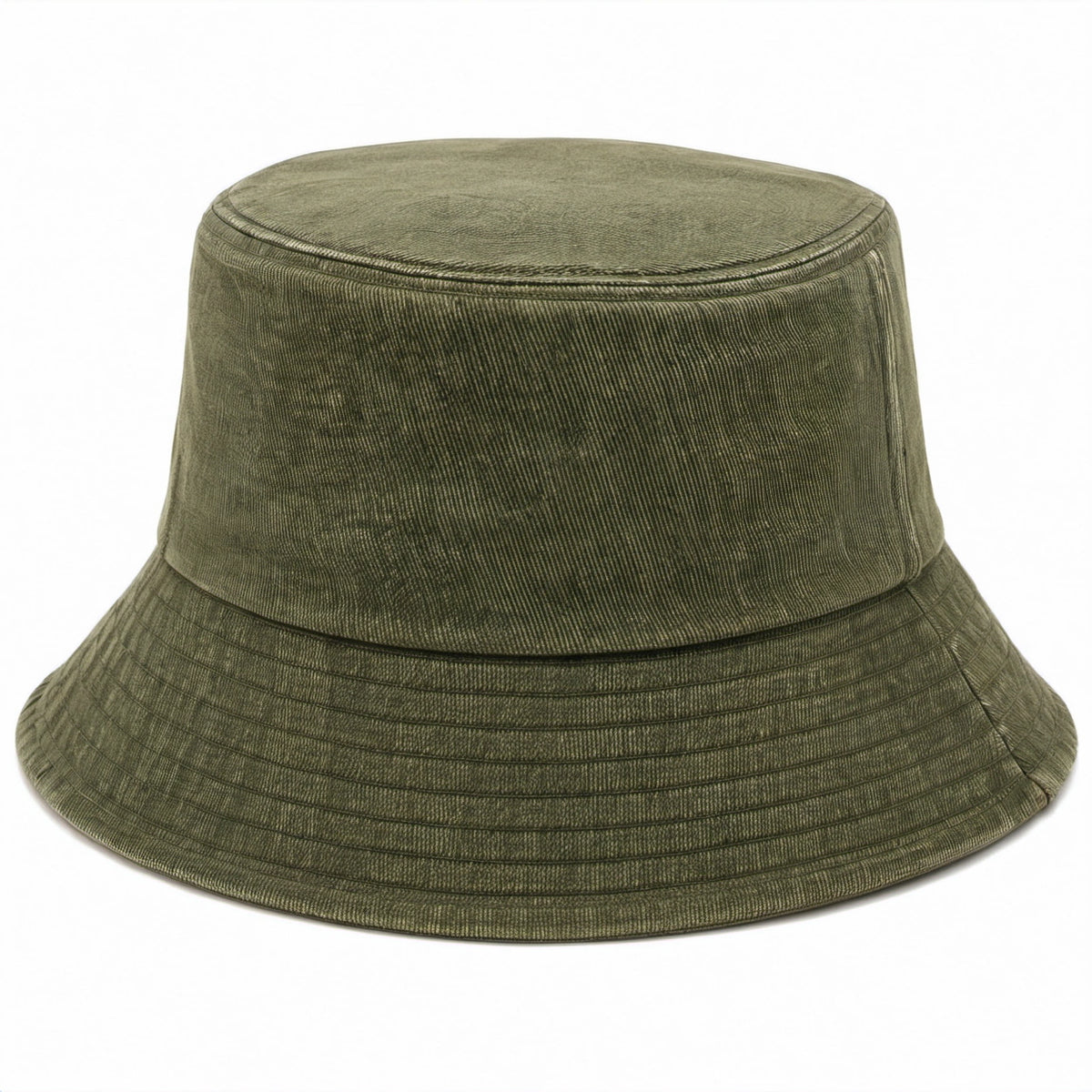 Unisex Fischerhut Oliv