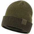 Winter-Beanie mit Fleecefutter für Unisex in Oliv