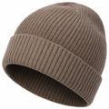 Unisex Warme Strickmütze Braun