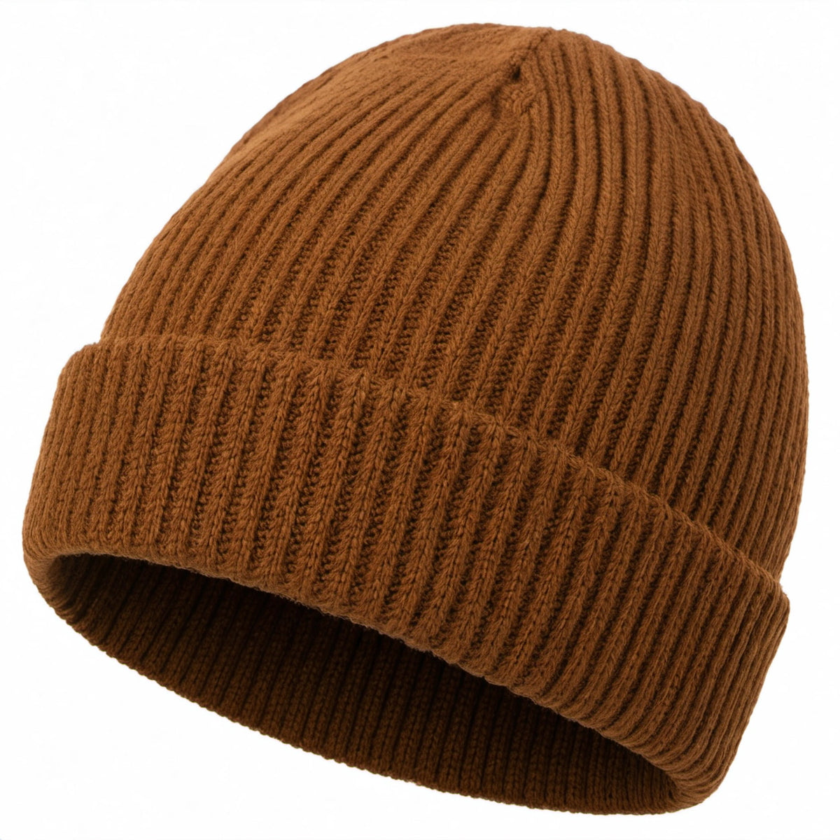 Unisex Beanie Mütze in Braun