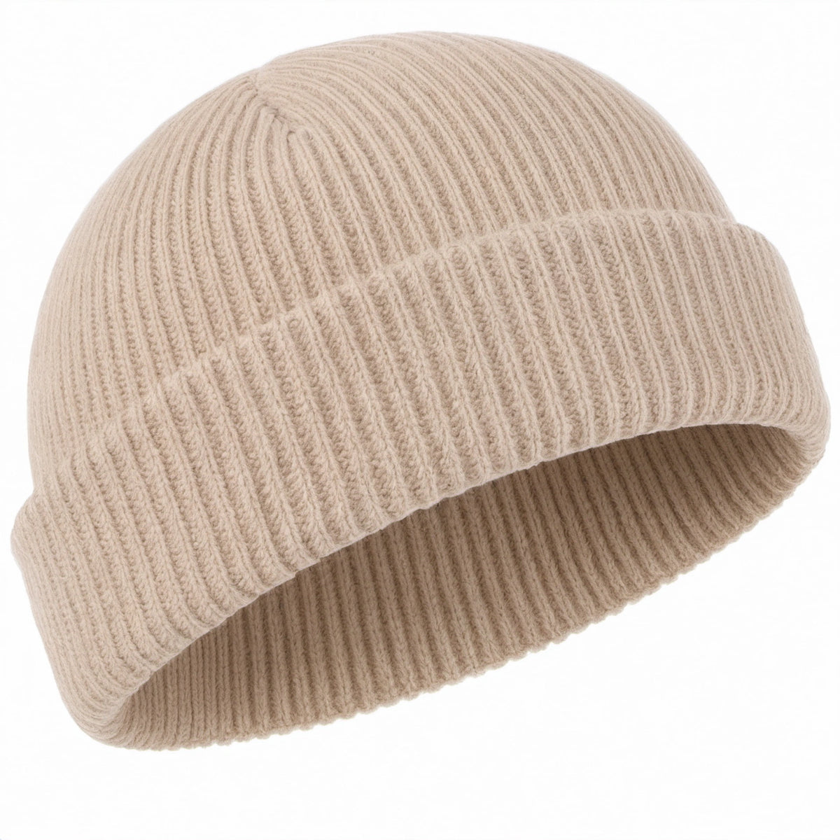 Unisex Beanie Mütze Beige